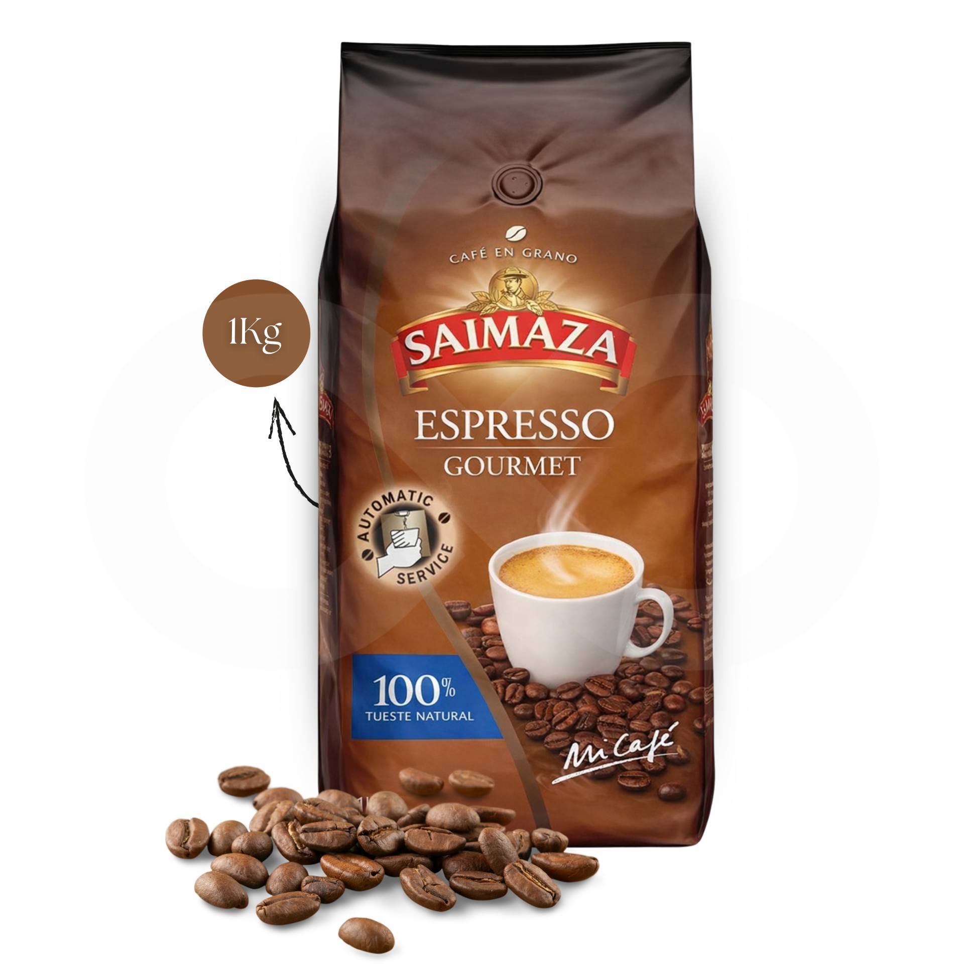 SAIMAZA® Café em Grão Espresso Gourmet 1kg