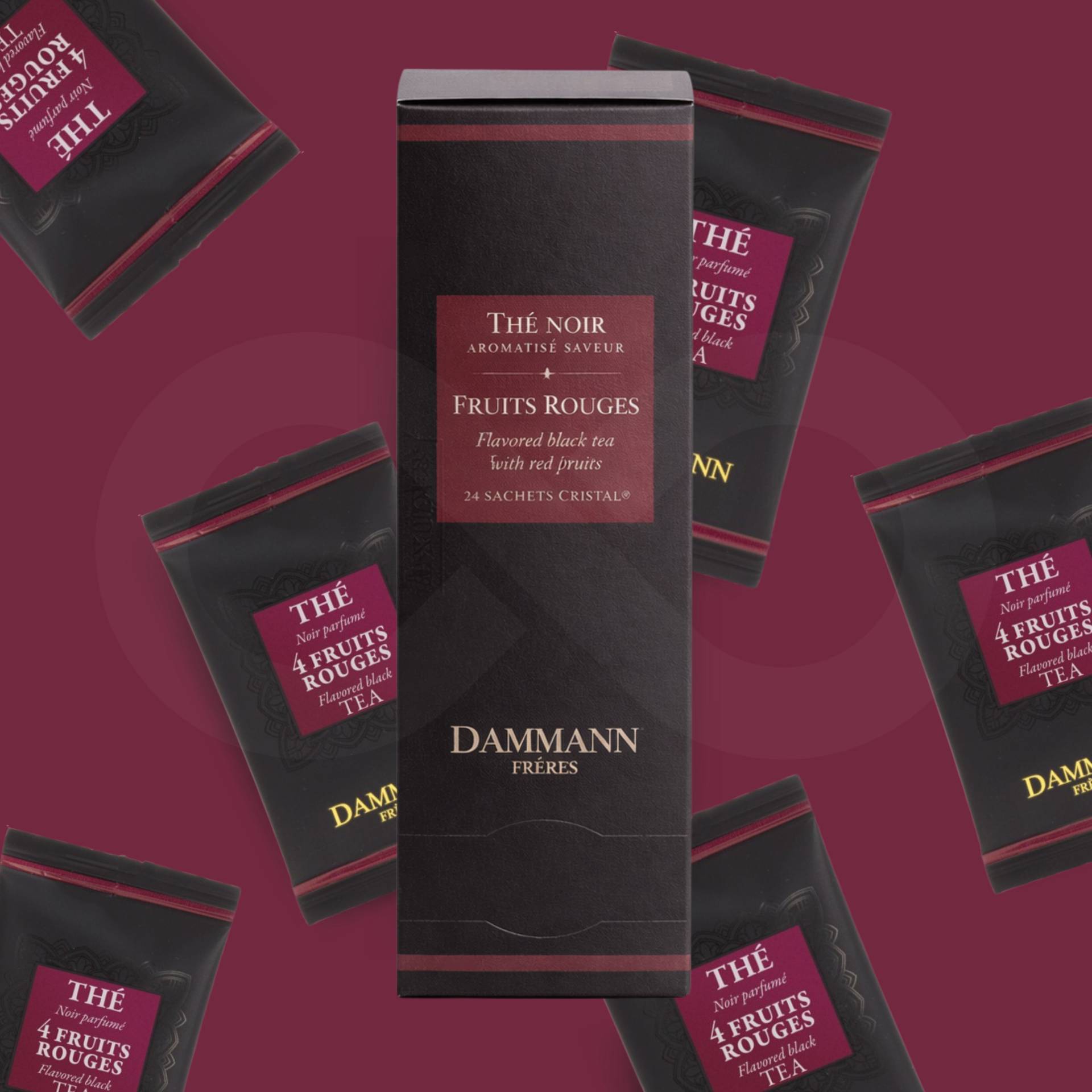 DAMMANN FRÈRES® Té 4 Fruits Rouge 24 uds.