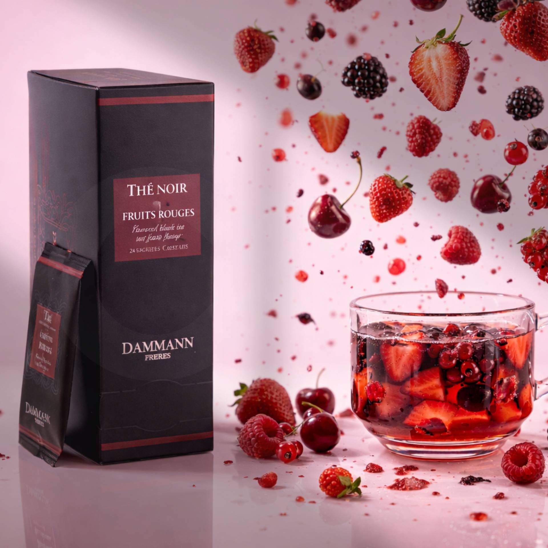 DAMMANN FRÈRES® Té 4 Fruits Rouge 24 uds.