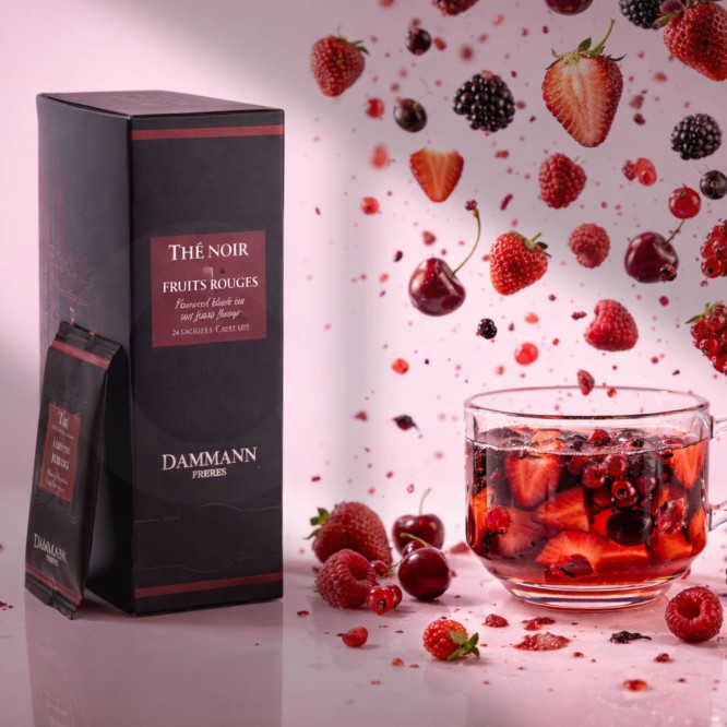 DAMMANN FR�RES� T� 4 Fruits Rouge 24 uds.