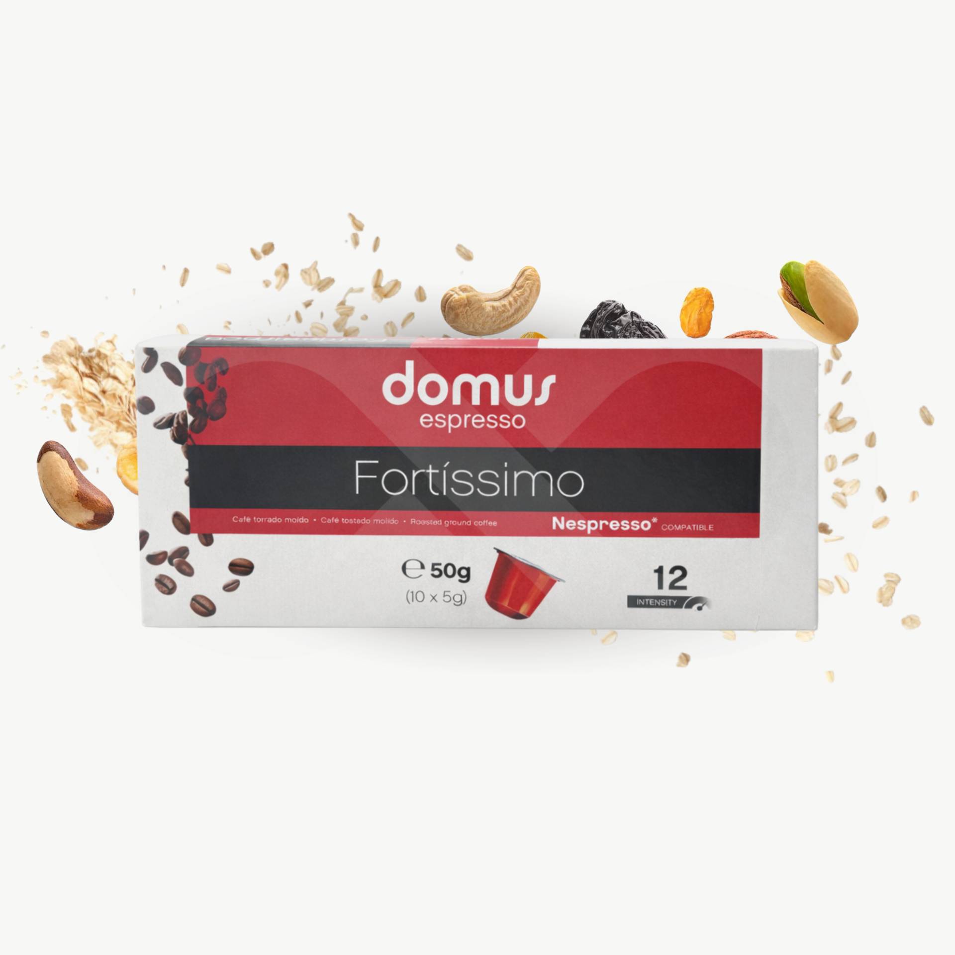 DOMUS® Cápsulas Nespresso Fortissimo 10 uds.