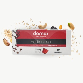 DOMUS® Cápsulas Nespresso Fortissimo 10 uds.