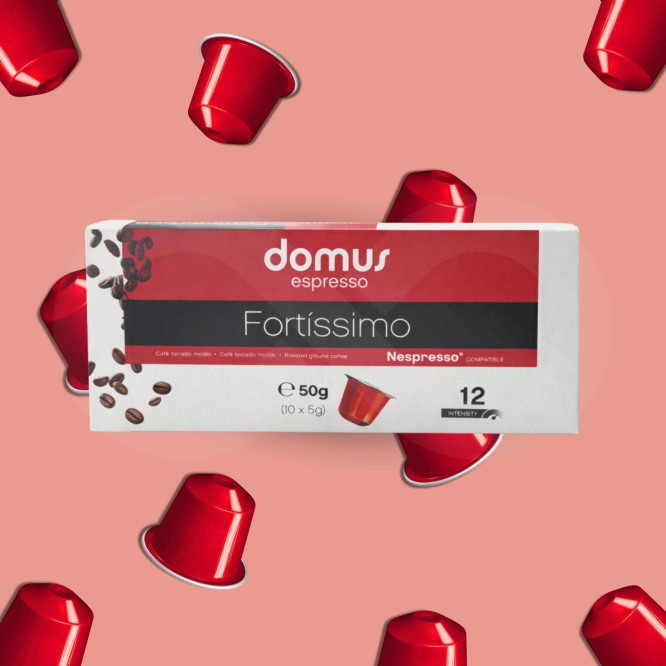 DOMUS® Cápsulas Nespresso Fortissimo 10 uds.
