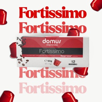 DOMUS® Cápsulas Nespresso Fortissimo 10 uds.