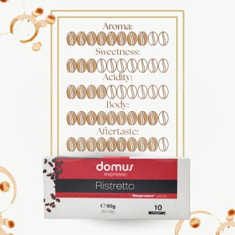 DOMUS� Nespresso Capsules Ristretto 10 un.