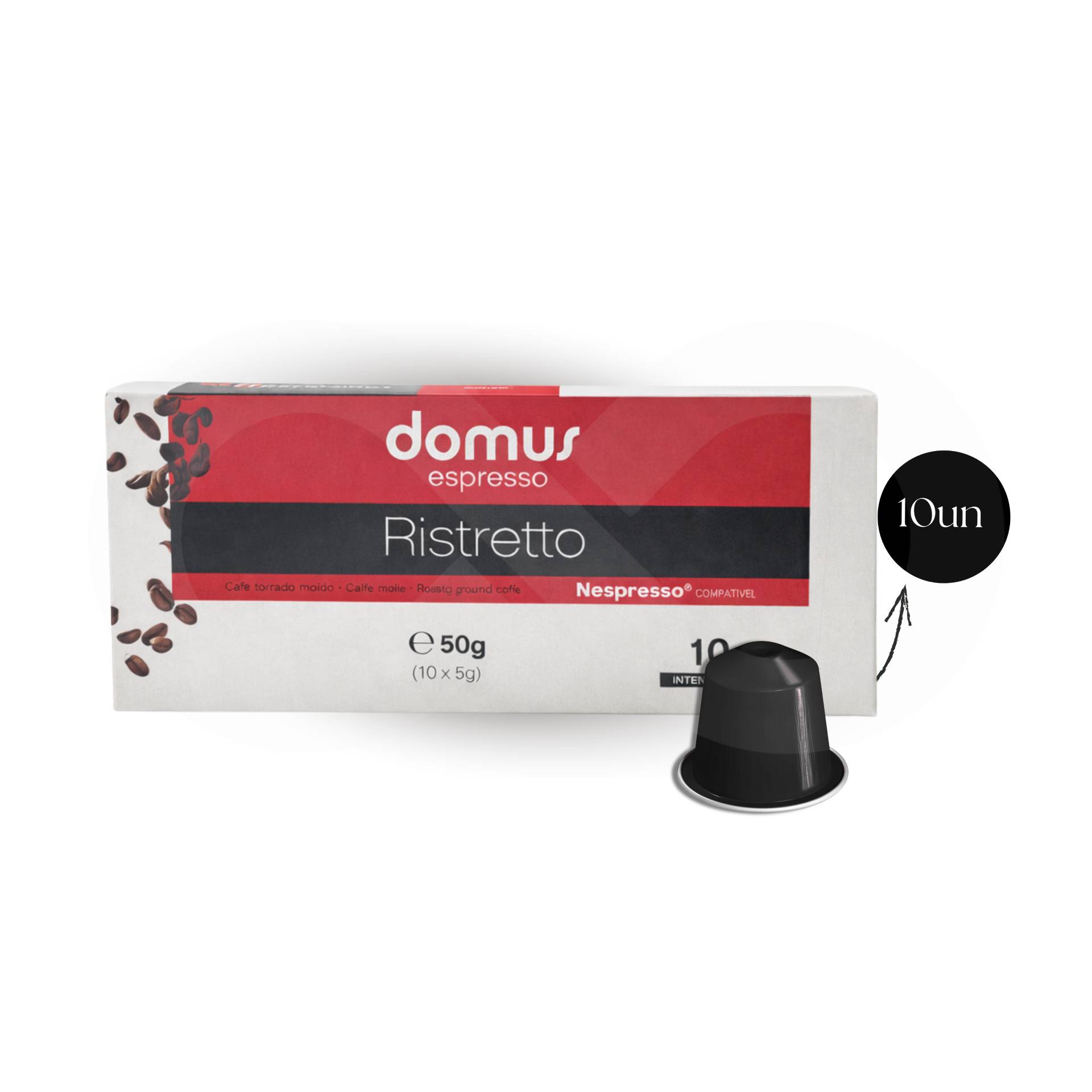 DOMUS® Nespresso Capsules Ristretto 10 un.