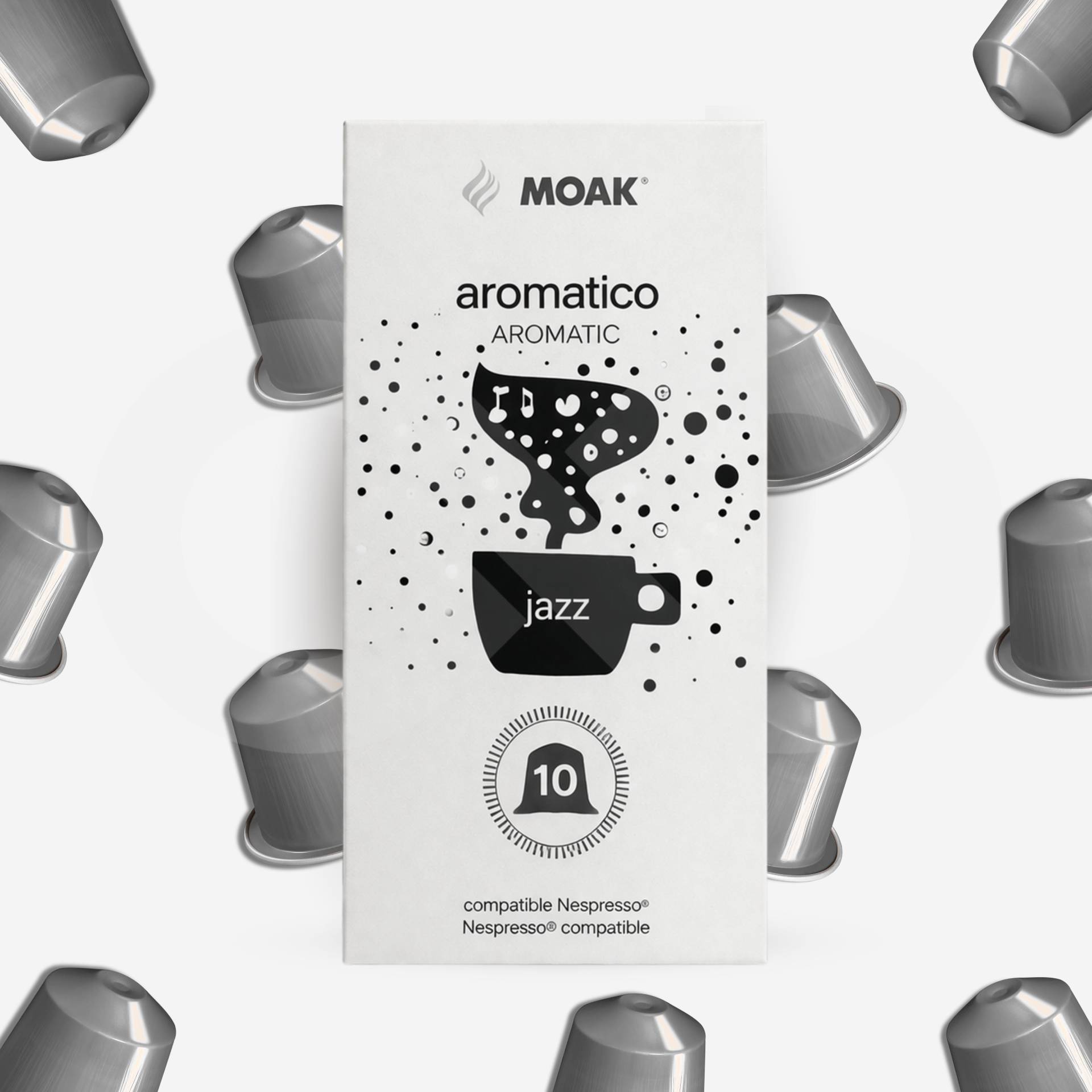 MOAK® Cápsulas Nespresso Aromatico Jazz 10 un.