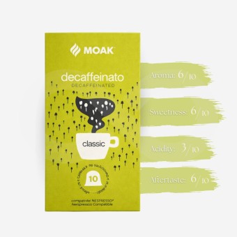 MOAK® Cápsulas Nespresso Decaf Classic 10 uds.