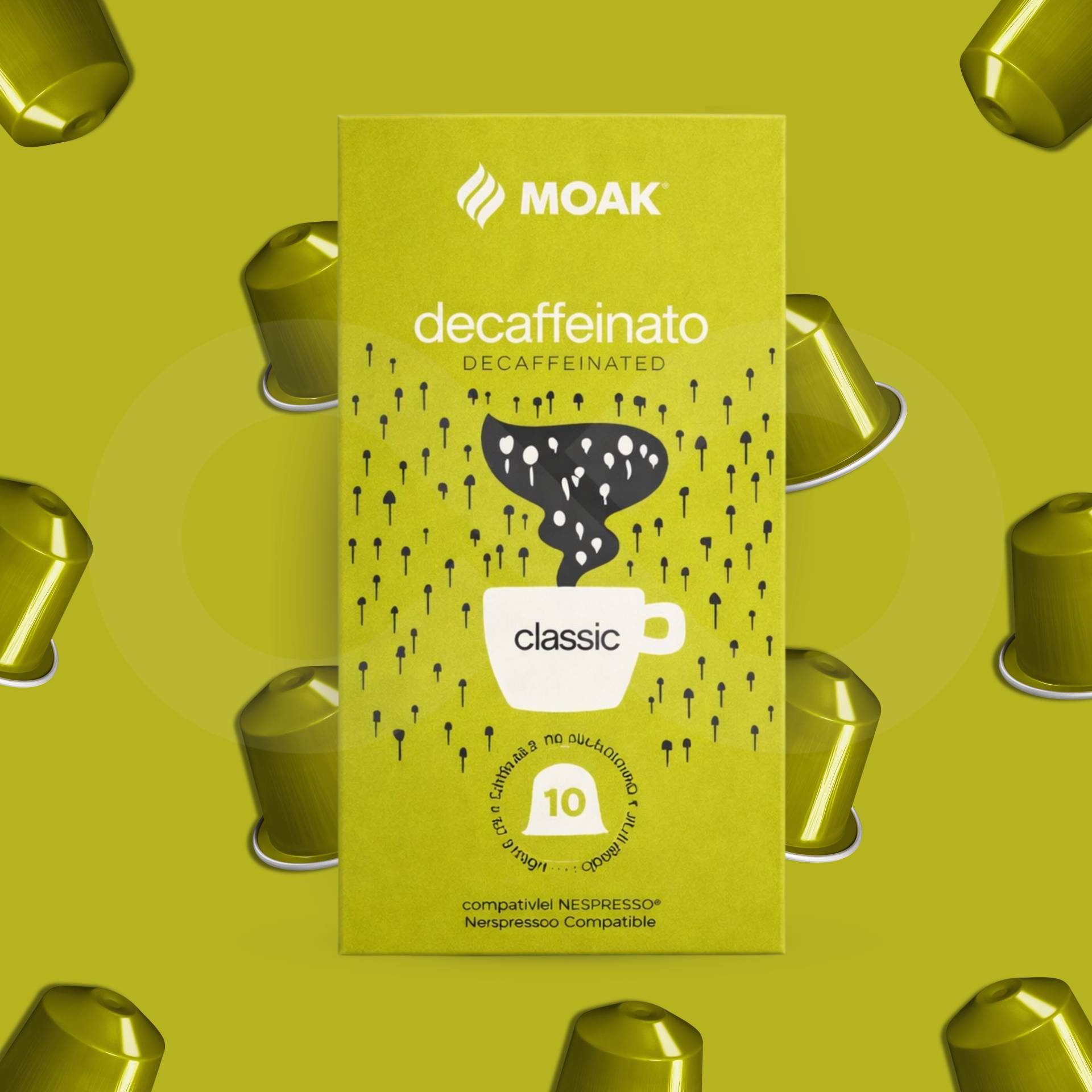 MOAK® Cápsulas Nespresso Decaf Classic 10 uds.
