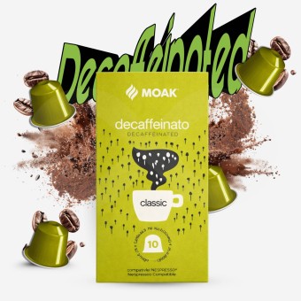 MOAK® Cápsulas Nespresso Decaf Classic 10 uds.