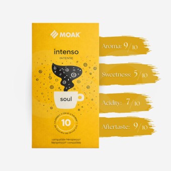 MOAK� C�psulas Nespresso Intenso Soul 10 uds.