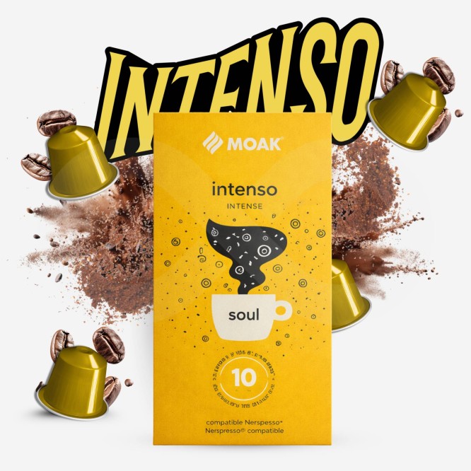 MOAK� C�psulas Nespresso Intenso Soul 10 uds.