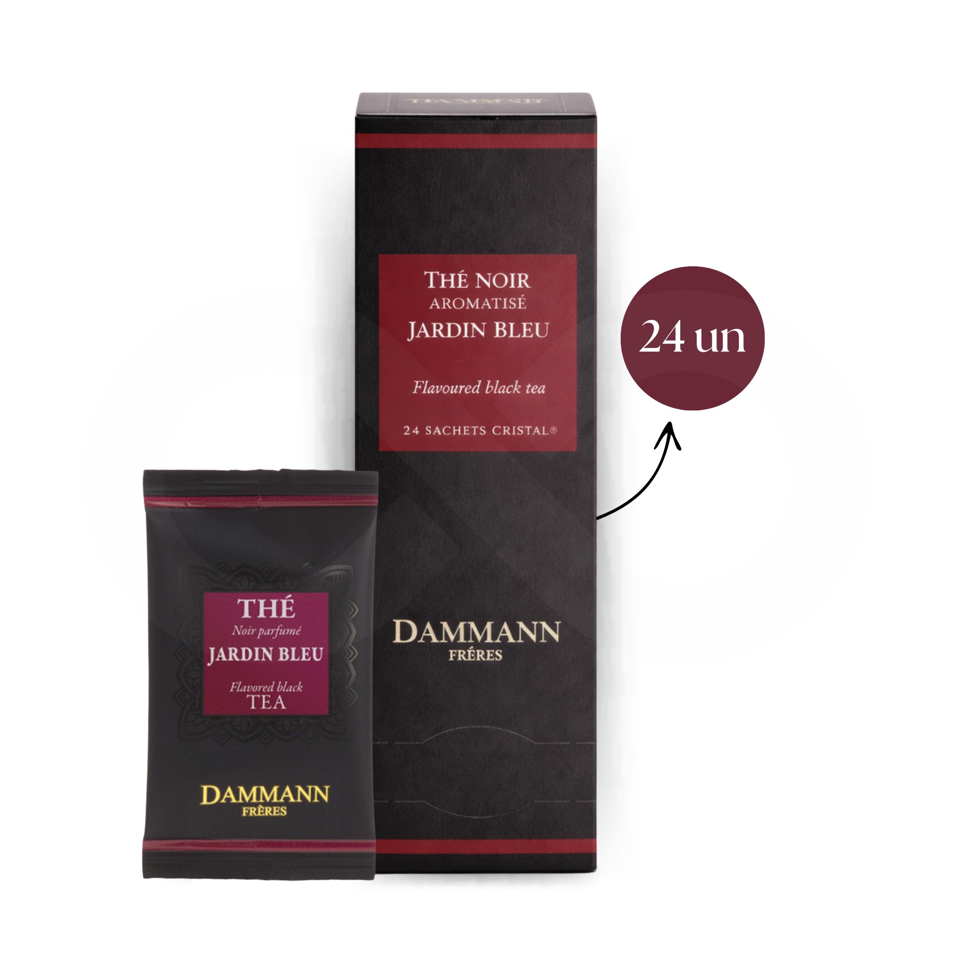 DAMMANN FRÈRES® Tea Jardin Bleu 24 un.
