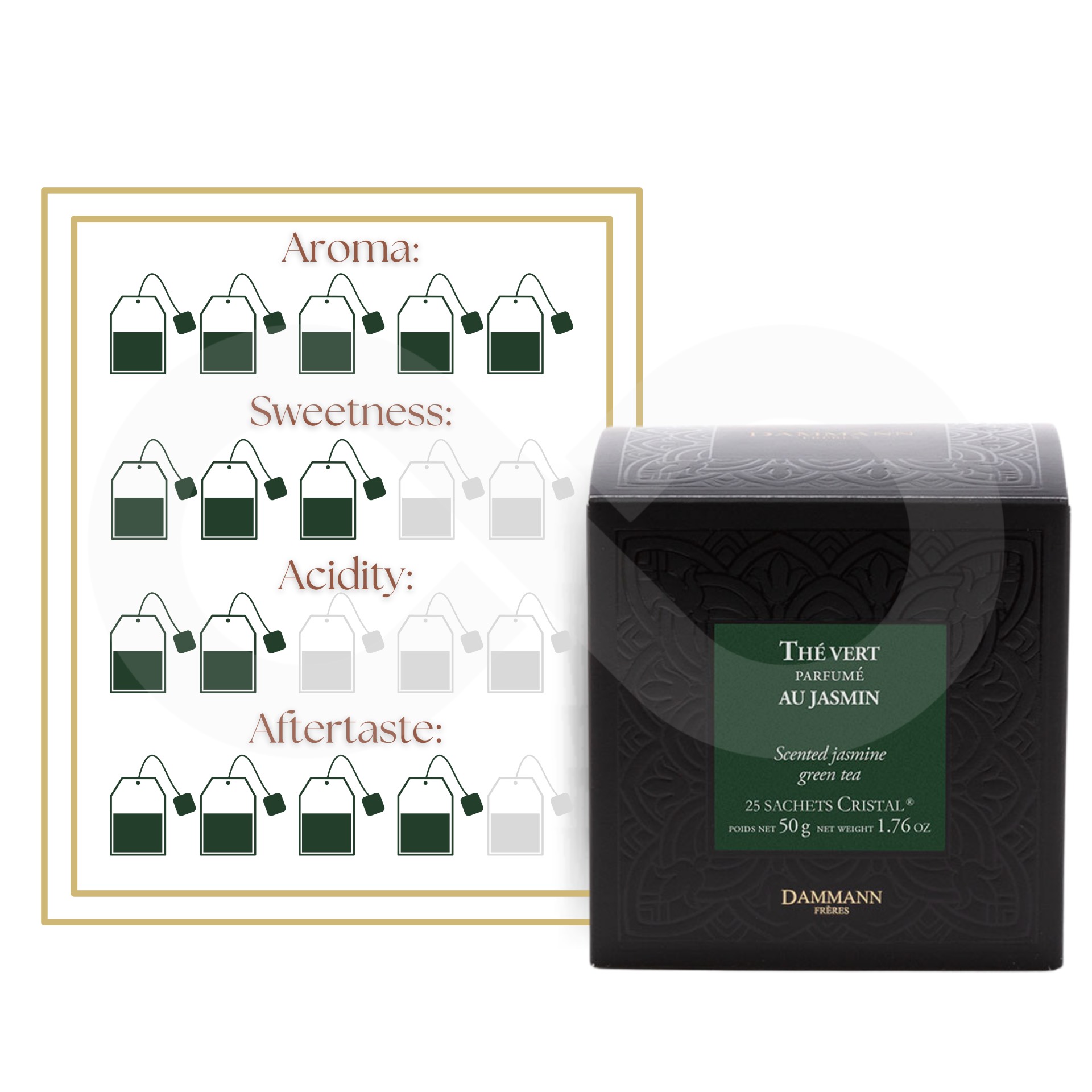 DAMMANN FRÈRES® Tè Jasmin 25 pz.