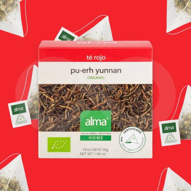 ALMA® Chá Pu-Erh Yunnan 15 un.