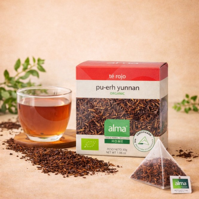 ALMA® Chá Pu-Erh Yunnan 15 un.