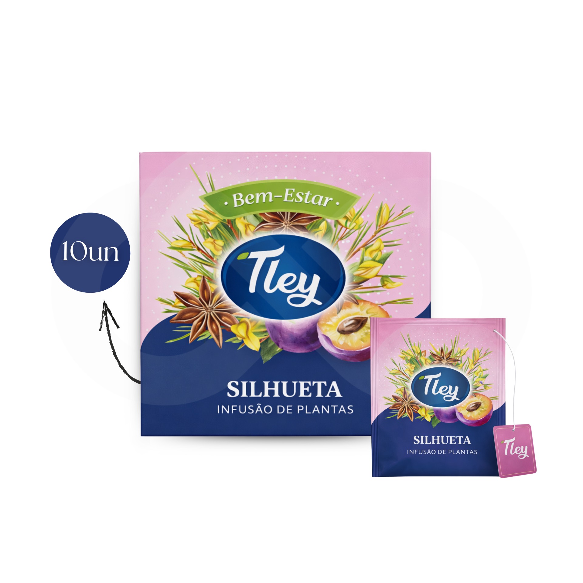 TLEY® Tee Fitness 10 Stk.