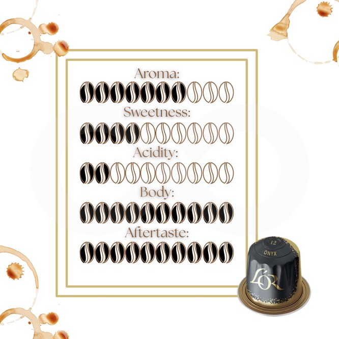 L�OR� Capsules Nespresso Onyx 40 u.