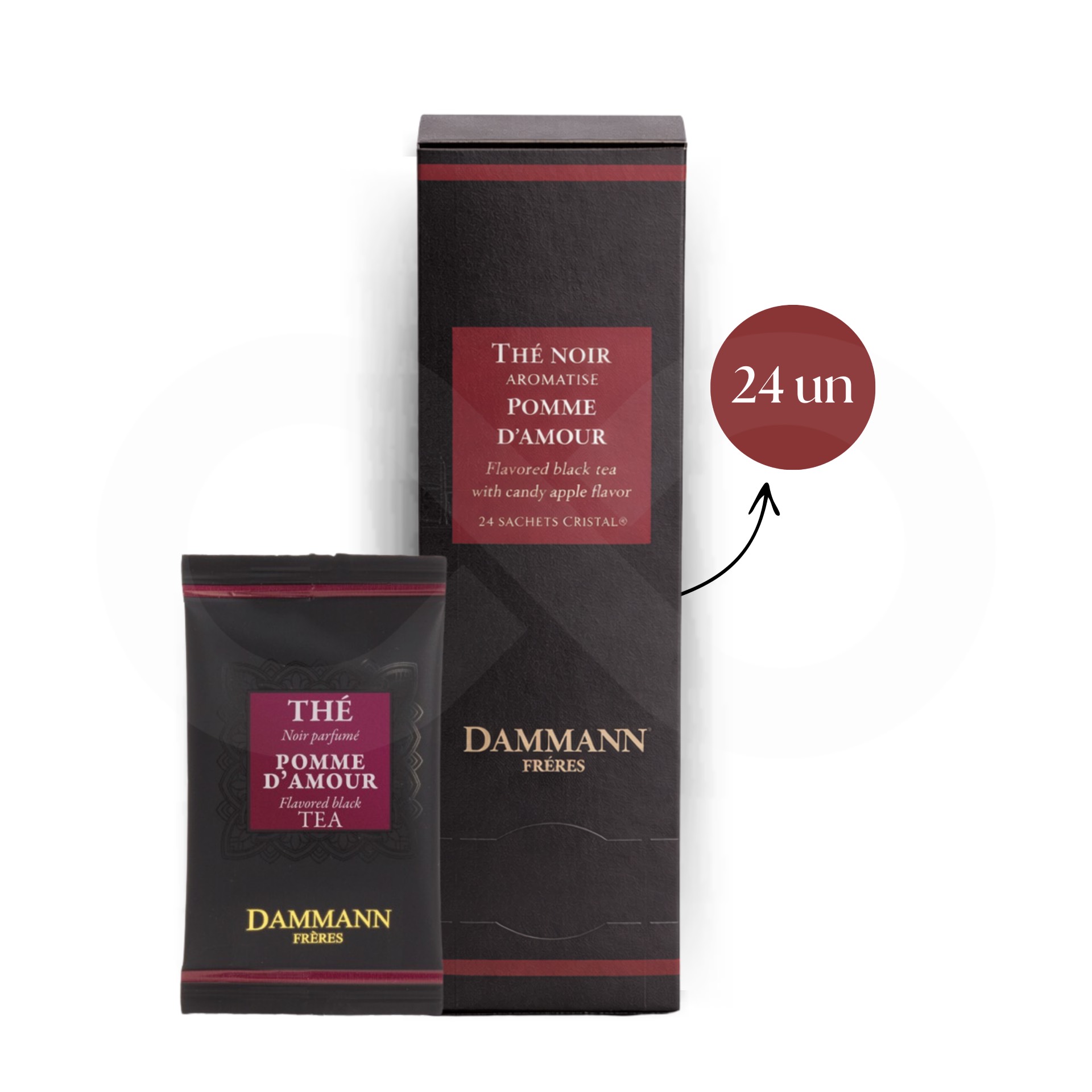 DAMMANN FRÈRES® Chá Pomme D´Amour 24 un.