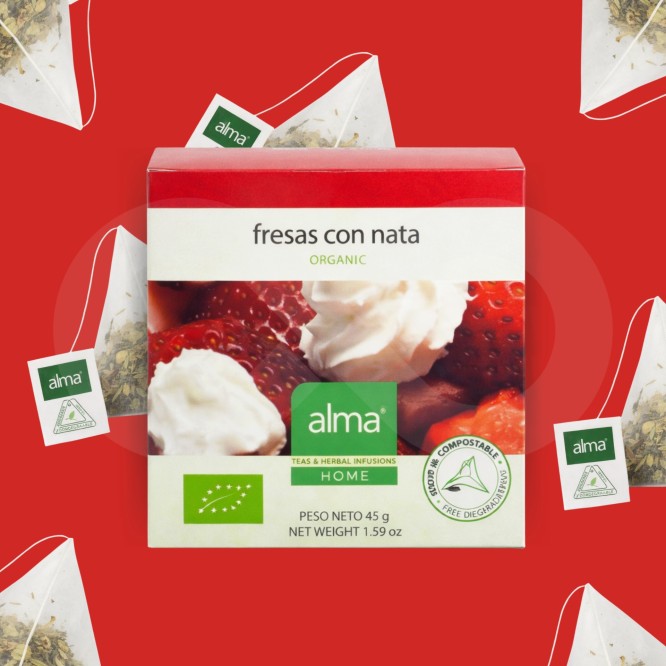 ALMA® Thé Fraises Et Crème 15 u.