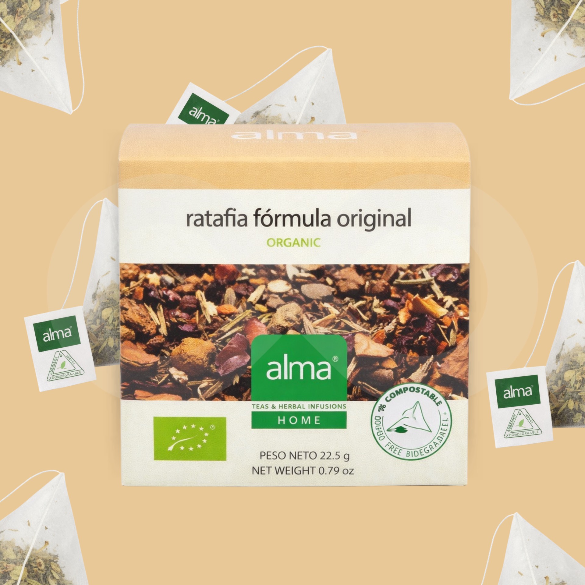 ALMA® Tea Ratafia Original Formula 15 un.