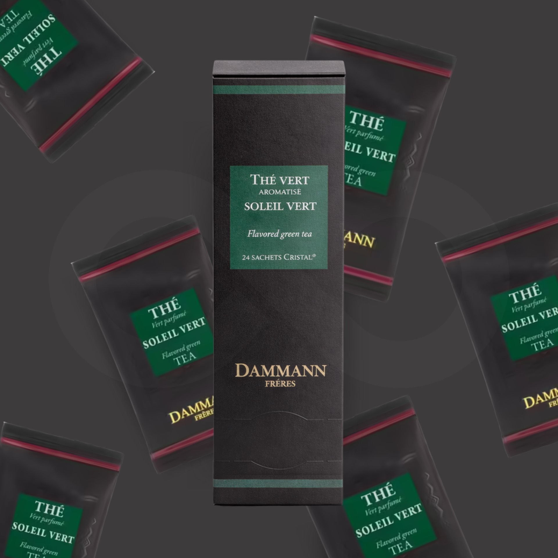 DAMMANN FRÈRES® Chá Soleil Vert 24 un.