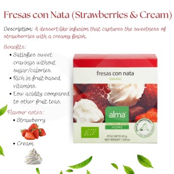ALMA® Thé Fraises Et Crème 15 u.