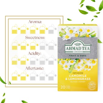 AHMAD TEA� Herbata Rumianek I Trawa Cytrynowa 20 szt.