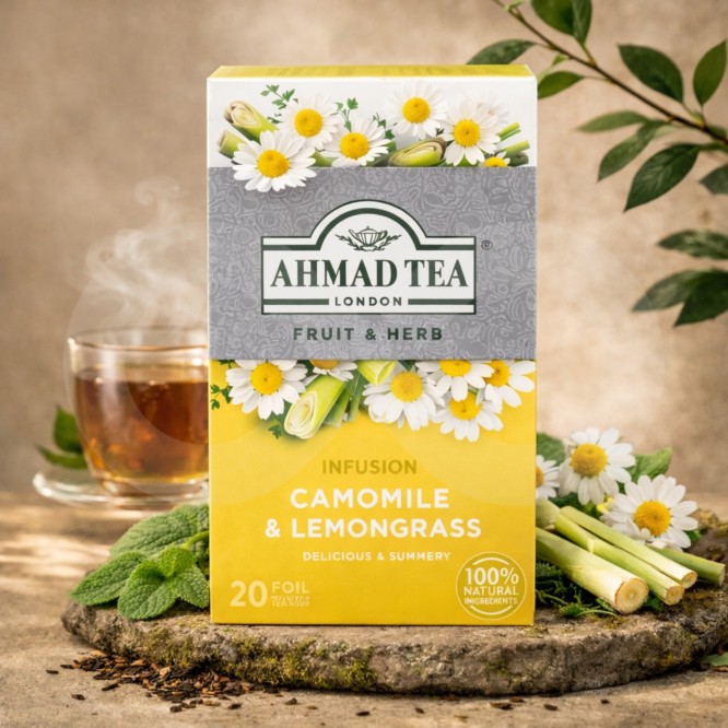 AHMAD TEA� Herbata Rumianek I Trawa Cytrynowa 20 szt.