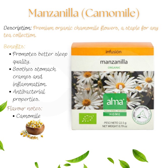 ALMA® Tè Camomilla 15 pz.