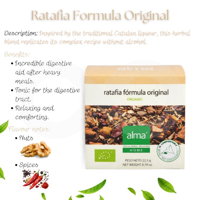 ALMA® Tea Ratafia Original Formula 15 un.