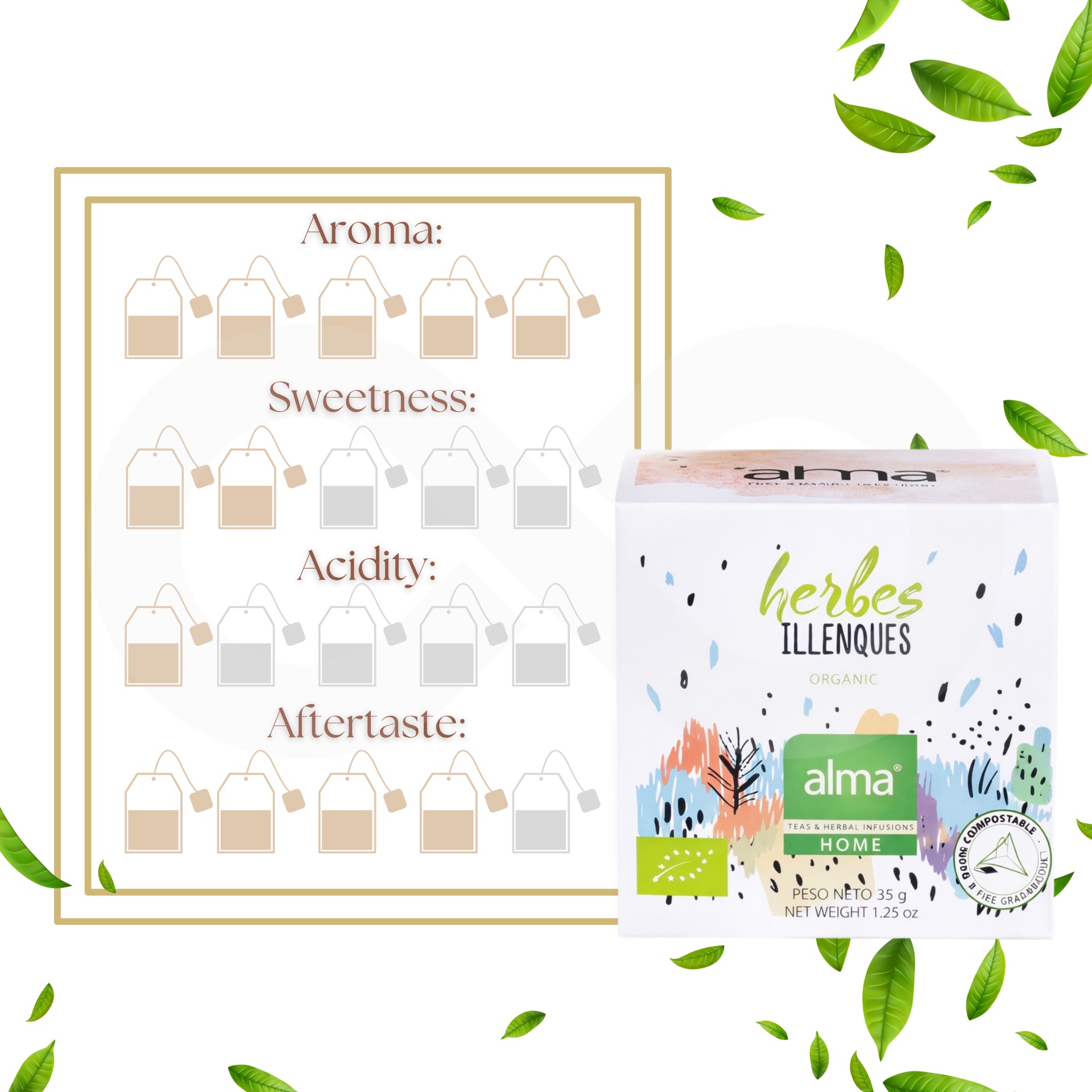 ALMAź Tea Herbes Illenques 15 un.