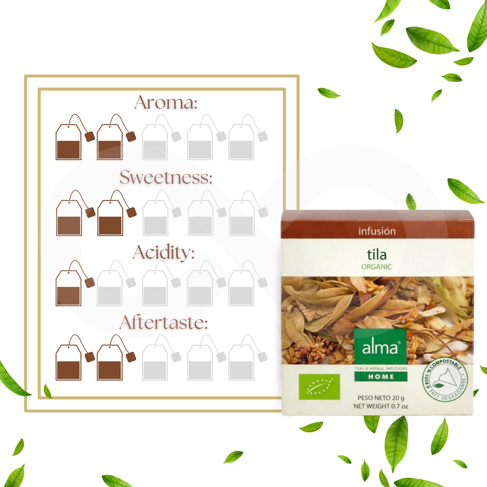 ALMA® Té Tilo 15 uds.