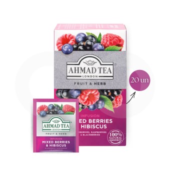 AHMAD TEA� Ch� Mix Berries & Hibiscus 20 un.