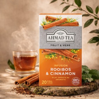 AHMAD TEA® Tè Rooibos E Cannella 20 pz.
