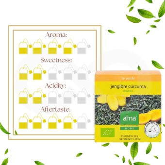 ALMA® Thé Gingembre Curcuma 15 u.