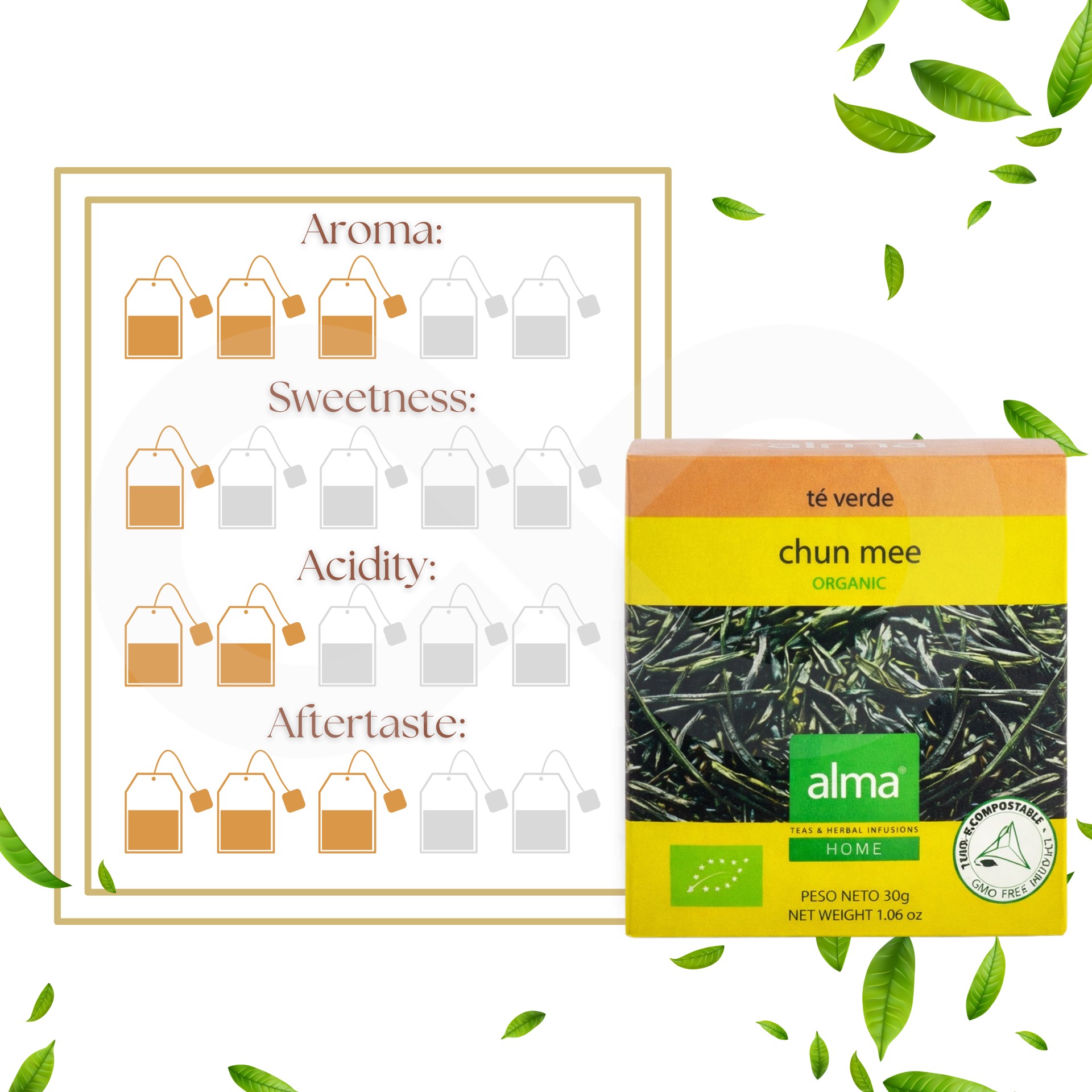 ALMAź Tea Chun Mee 15 un.