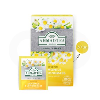 AHMAD TEA� Ch� Camomile & Lemongrass 20 un.