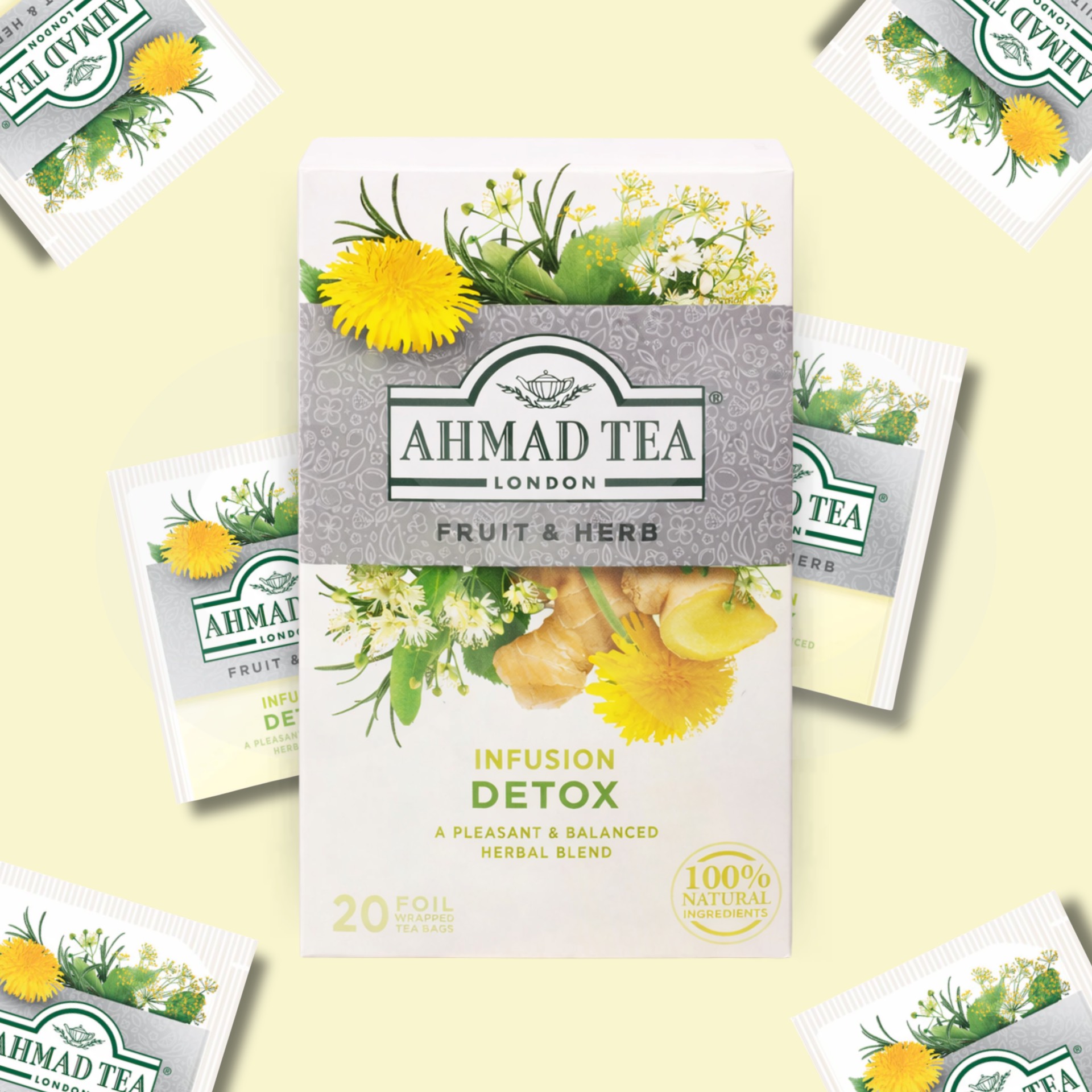 AHMAD TEA® Thé Detox 20 u.