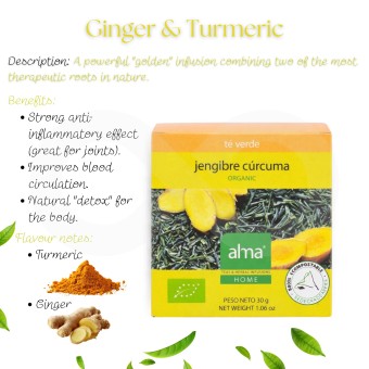 ALMA® Thé Gingembre Curcuma 15 u.