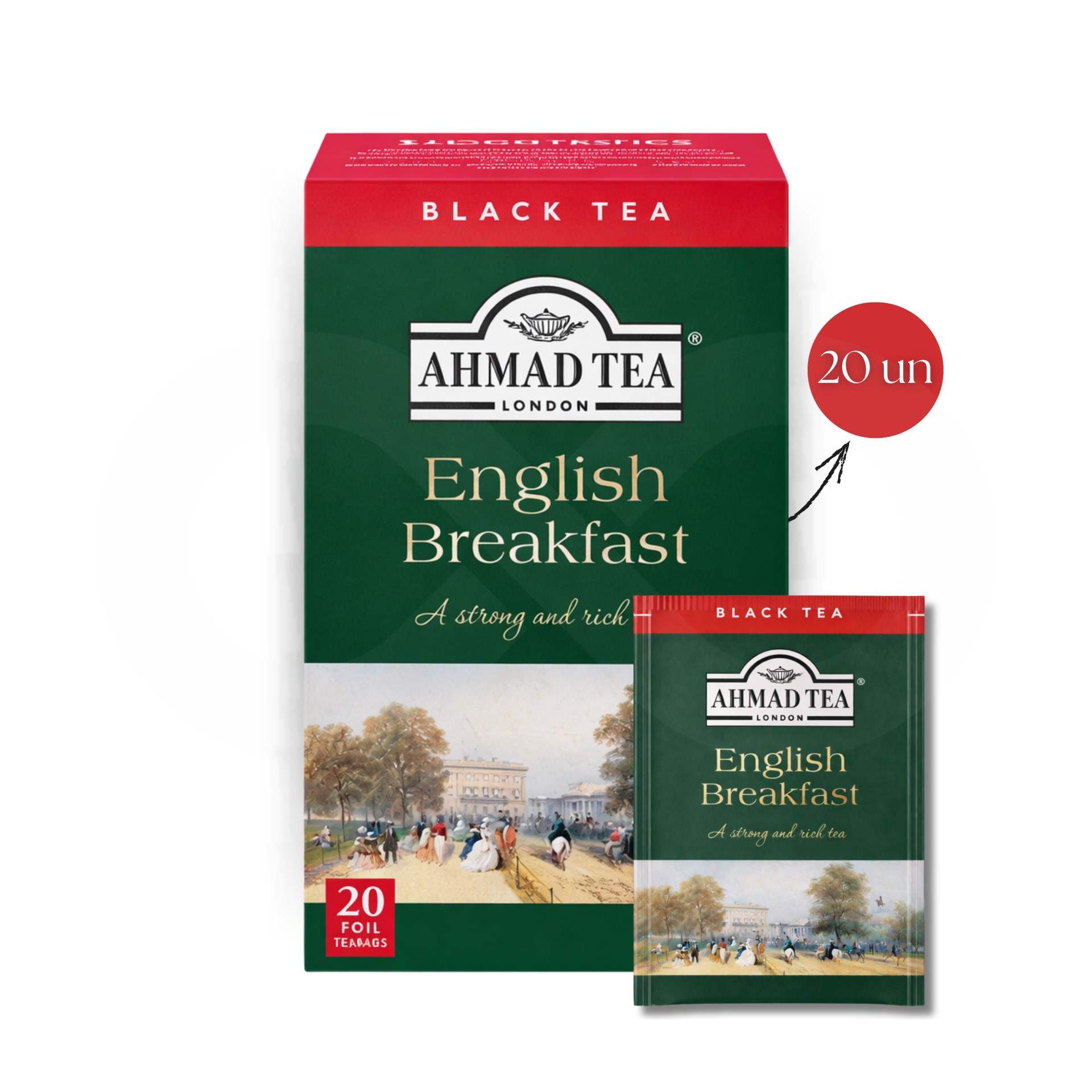 AHMAD TEAŽ Tea English Breakfast 20 un.