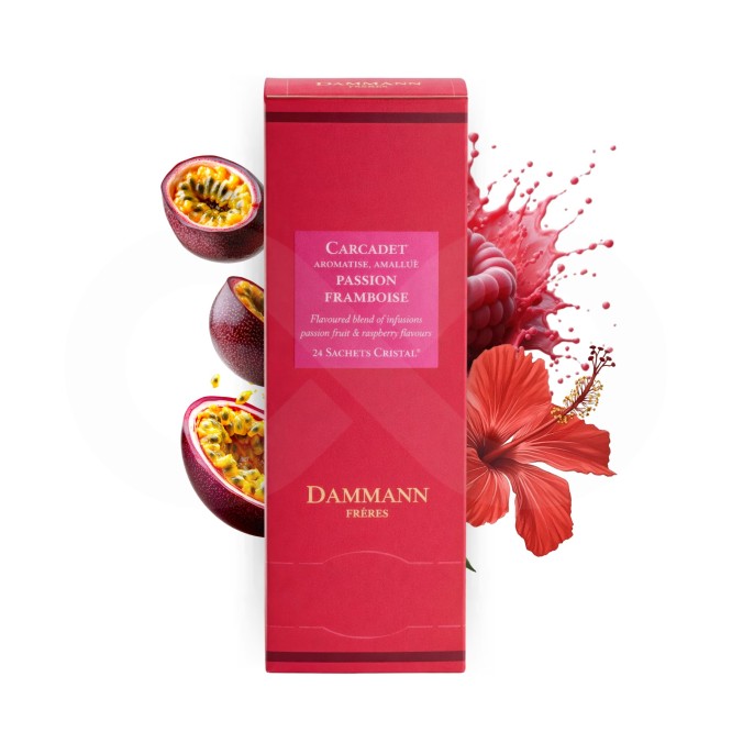 DAMMANN FRČRES® Thee Carcadet Passion Framboise 24 st.