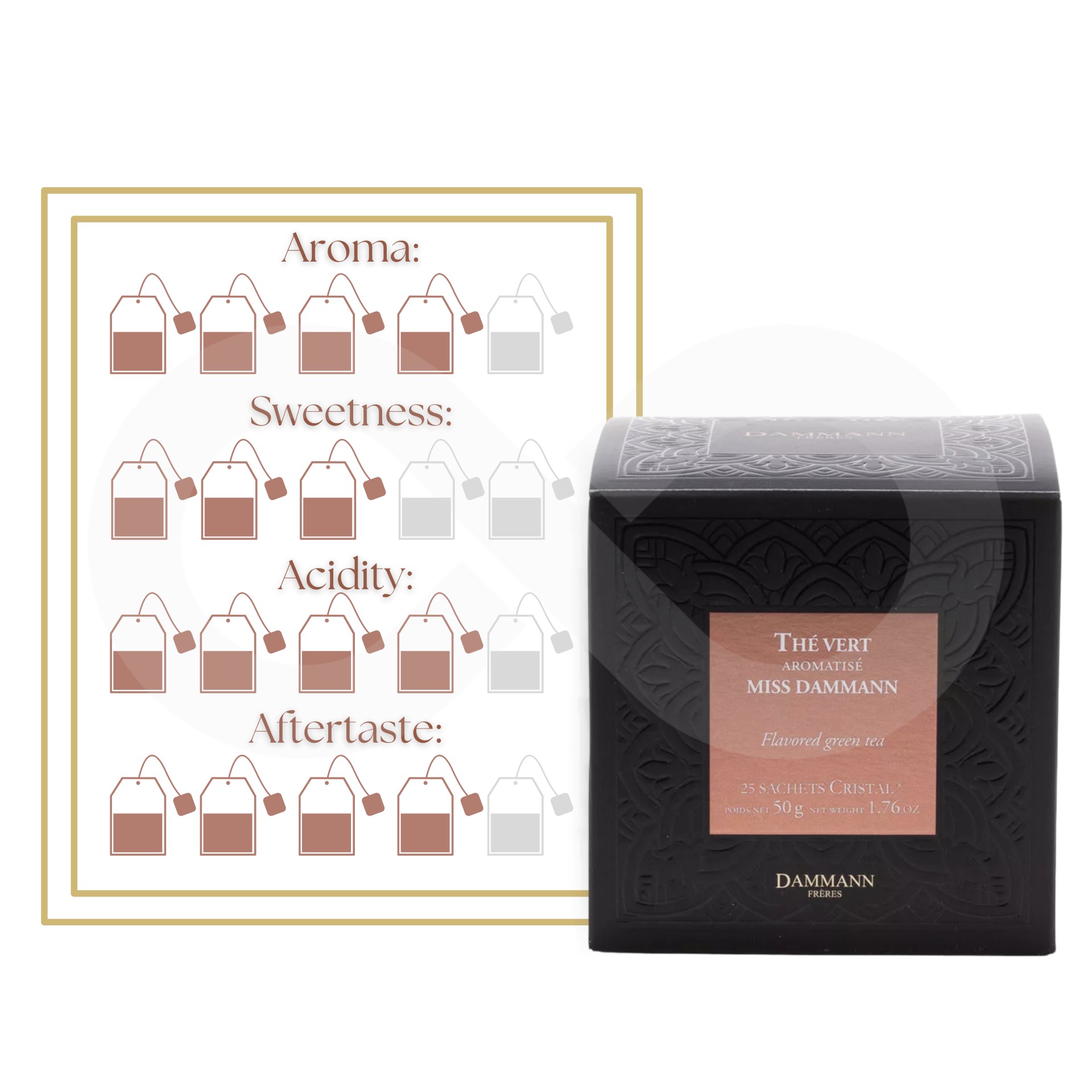 DAMMANN FRÈRES® Té Miss Dammann 25 uds.