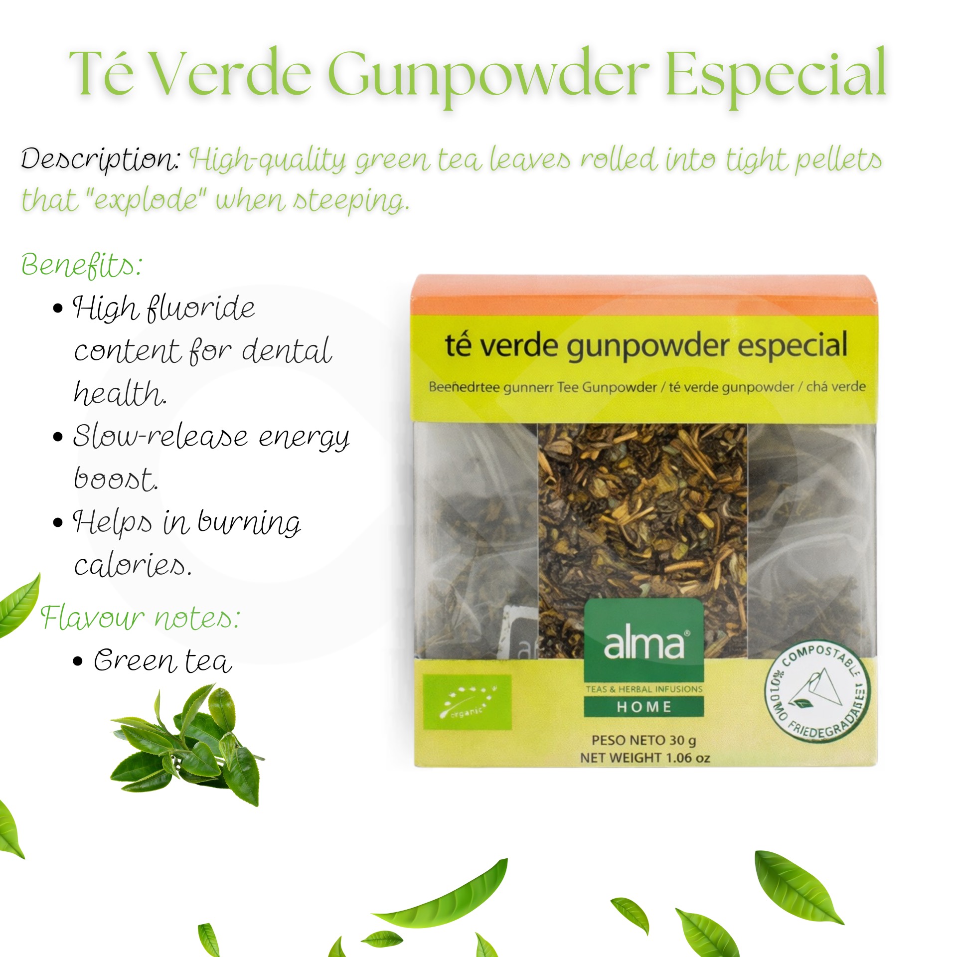 ALMAź Tea Special Gunpowder 15 un.