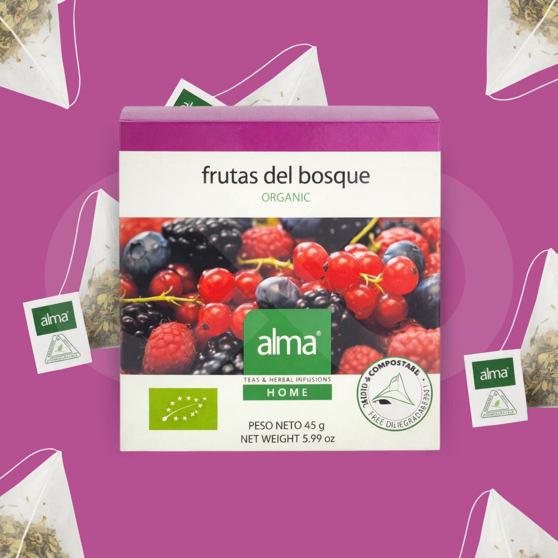 ALMA® Chá Frutos Do Bosque 15 un.