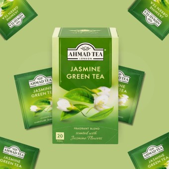 AHMAD TEA� Ch� Green Tea Jasmin 20 un.