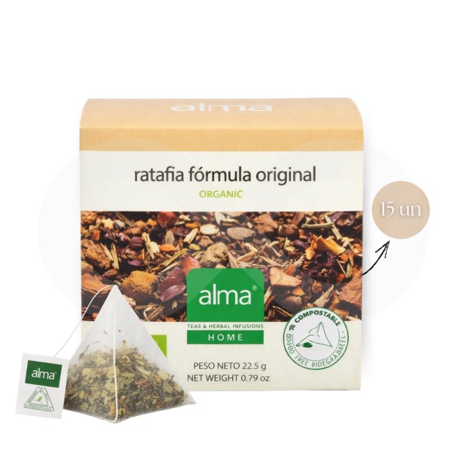 ALMA® Tea Ratafia Original Formula 15 un.