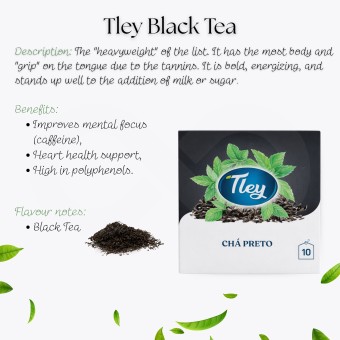 TLEY® Thee Zwarte 10 st.