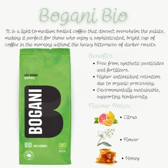 BOGANI� Caf� em Gr�o Bio 250g