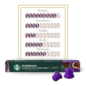 STARBUCKS® Cápsulas Nespresso Chocolate Hazelnut 10 un.